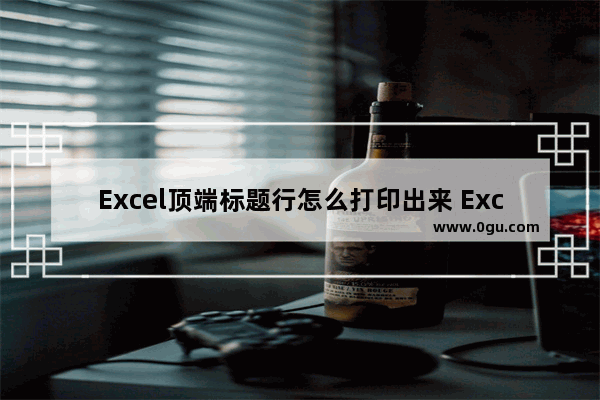 Excel顶端标题行怎么打印出来 Excel顶端标题行打印不出来的解决方法