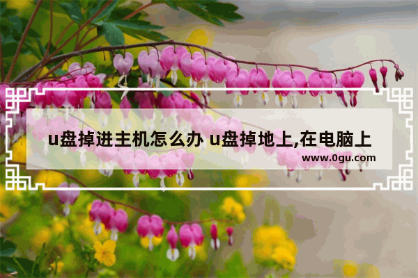 u盘掉进主机怎么办 u盘掉地上,在电脑上读不出来