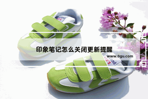 印象笔记怎么关闭更新提醒