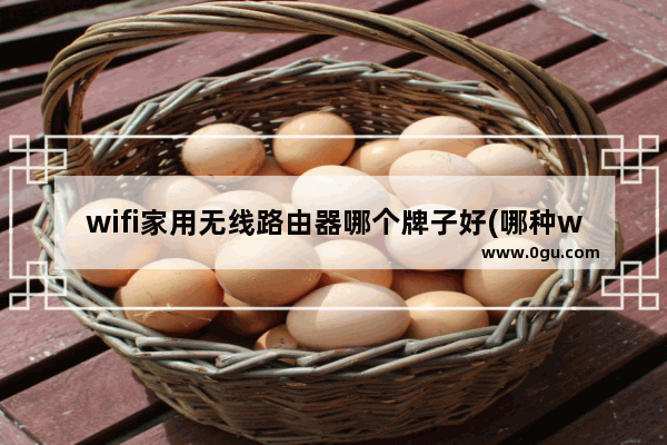 wifi家用无线路由器哪个牌子好(哪种wifi路由器好)