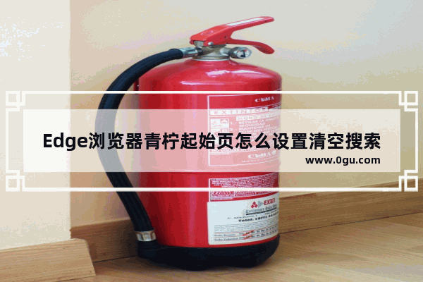 Edge浏览器青柠起始页怎么设置清空搜索栏? Edge浏览器青柠起始页自动清空搜索栏的方法
