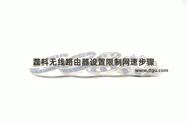 磊科无线路由器设置限制网速步骤