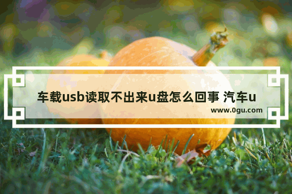 车载usb读取不出来u盘怎么回事 汽车usb突然不读u盘解决方法