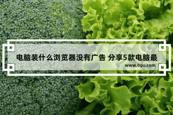 电脑装什么浏览器没有广告 分享5款电脑最干净的浏览器