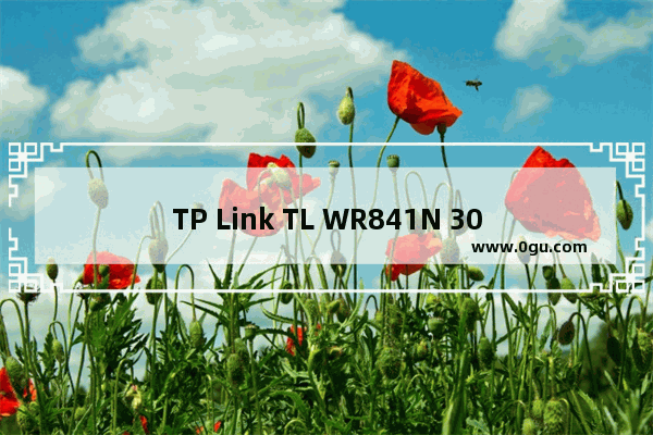 TP Link TL WR841N 300M无线路由器设置上网