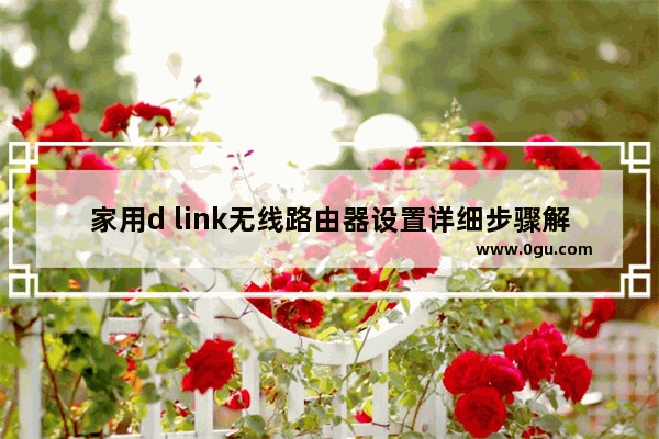 家用d link无线路由器设置详细步骤解析