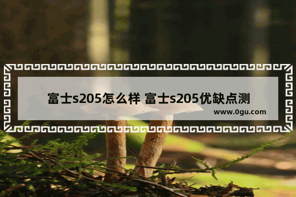 富士s205怎么样 富士s205优缺点测评