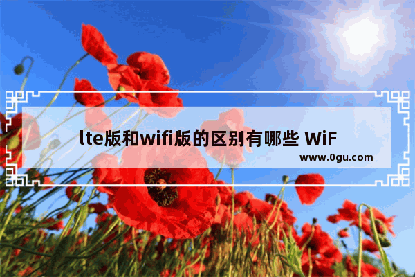 lte版和wifi版的区别有哪些 WiFi版和LTE版对比详解