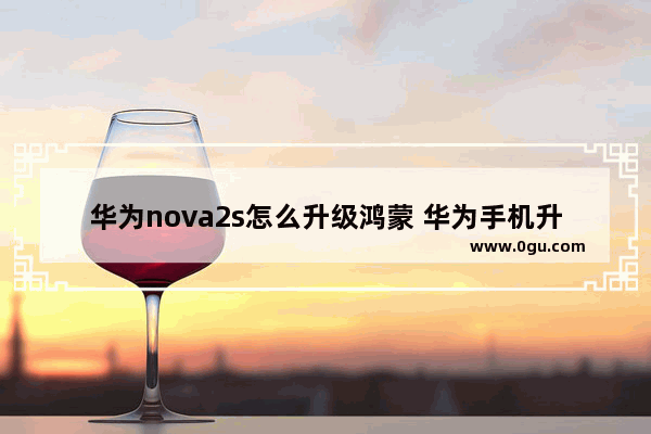 华为nova2s怎么升级鸿蒙 华为手机升级到鸿蒙系统的教程