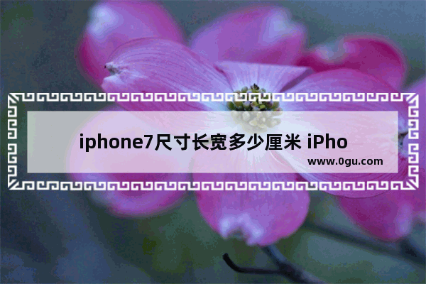 iphone7尺寸长宽多少厘米 iPhone 7s/7s Plus三围