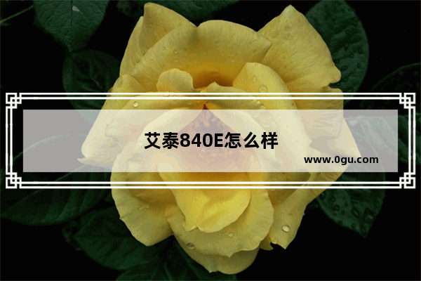 艾泰840E怎么样