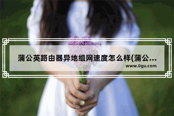 蒲公英路由器异地组网速度怎么样(蒲公英4G路由器测评)
