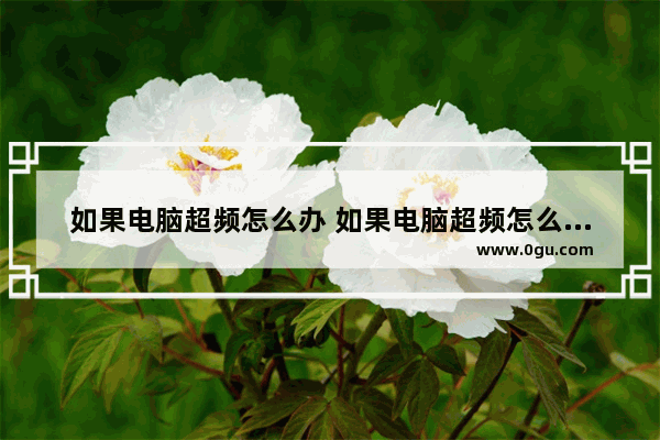 如果电脑超频怎么办 如果电脑超频怎么办啊