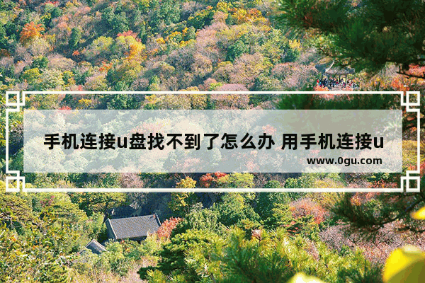手机连接u盘找不到了怎么办 用手机连接u盘为什么显示不出来