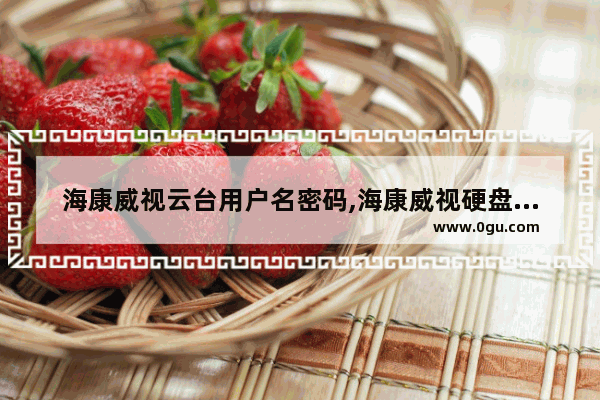 海康威视云台用户名密码,海康威视硬盘录像机与智能控制键盘如何连接