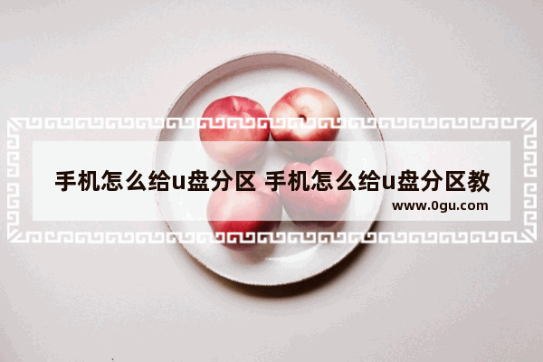 手机怎么给u盘分区 手机怎么给u盘分区教程