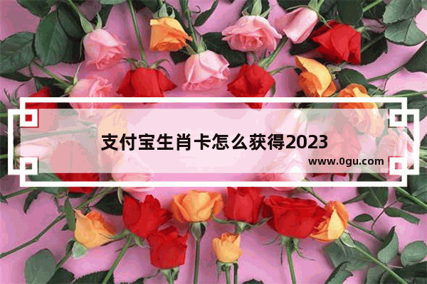 支付宝生肖卡怎么获得2023
