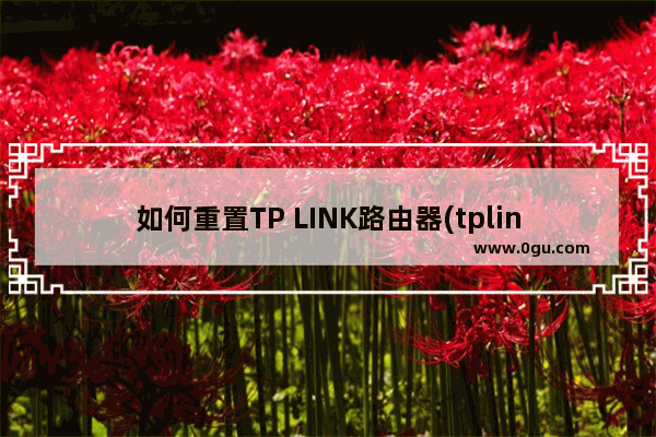 如何重置TP LINK路由器(tplink路由器怎么重置)