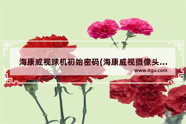海康威视球机初始密码(海康威视摄像头球机一般密码)