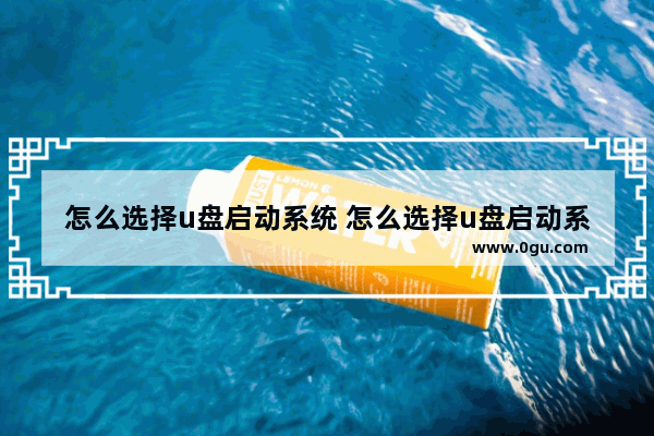 怎么选择u盘启动系统 怎么选择u盘启动系统boot