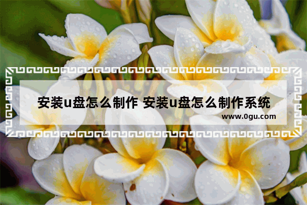 安装u盘怎么制作 安装u盘怎么制作系统