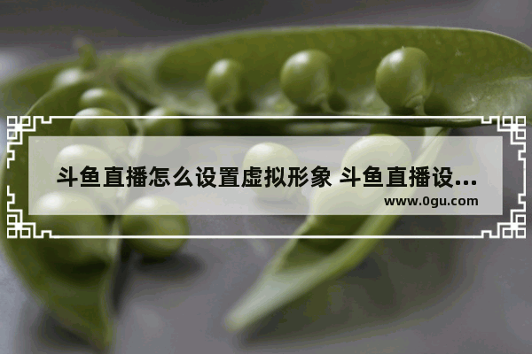 斗鱼直播怎么设置虚拟形象 斗鱼直播设置虚拟形象的方法