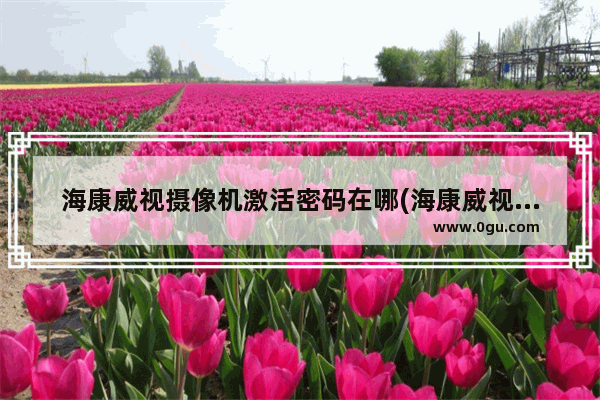 海康威视摄像机激活密码在哪(海康威视摄像头激活密码在哪)