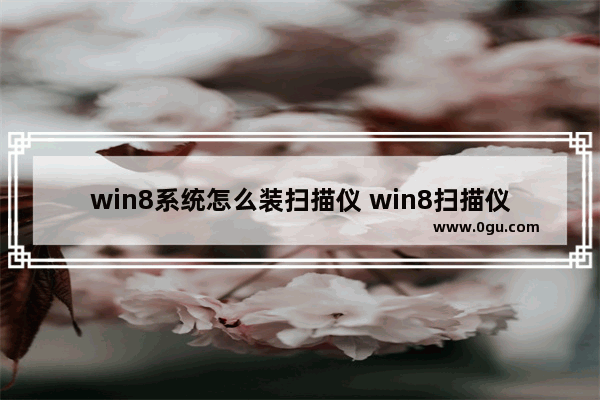 win8系统怎么装扫描仪 win8扫描仪在哪打开