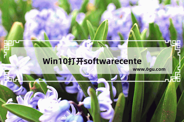 Win10打开softwarecenter教程