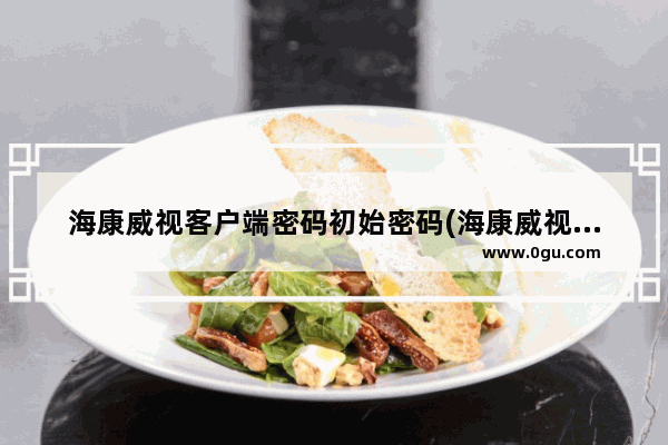 海康威视客户端密码初始密码(海康威视默认密码有哪些)