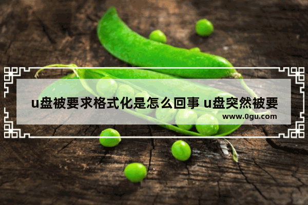 u盘被要求格式化是怎么回事 u盘突然被要求格式化