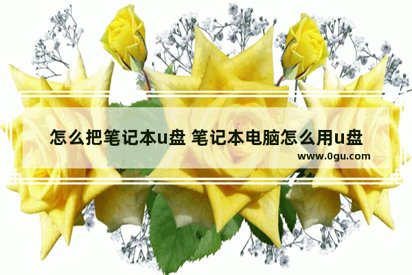 怎么把笔记本u盘 笔记本电脑怎么用u盘