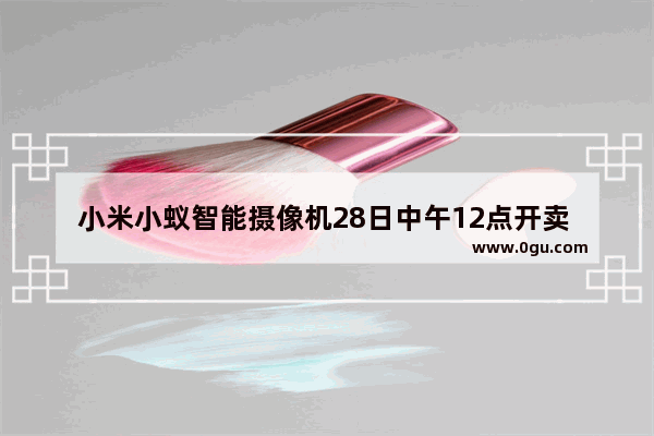 小米小蚁智能摄像机28日中午12点开卖 仅限小米路由器用户购买(购买说明)