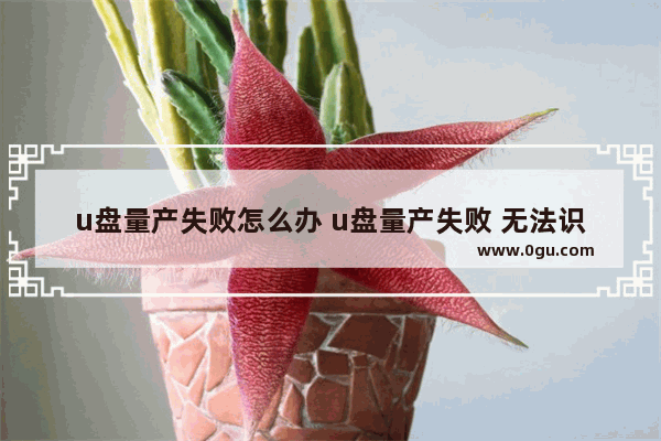 u盘量产失败怎么办 u盘量产失败 无法识别u盘了