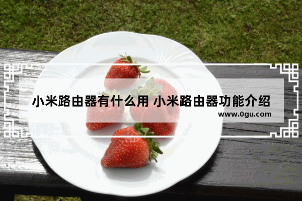 小米路由器有什么用 小米路由器功能介绍
