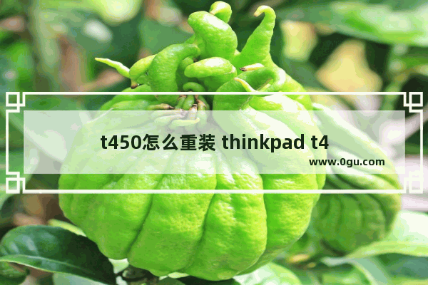 t450怎么重装 thinkpad t450装win10