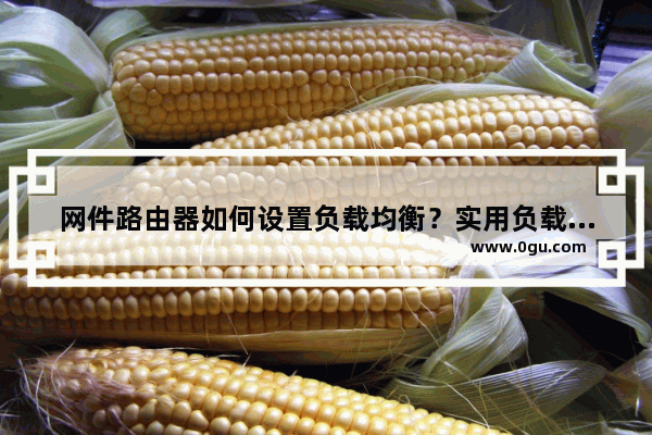 网件路由器如何设置负载均衡？实用负载均衡设置技巧！