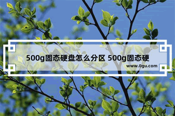 500g固态硬盘怎么分区 500g固态硬盘如何分区