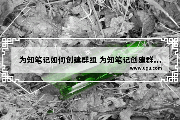 为知笔记如何创建群组 为知笔记创建群组的方法