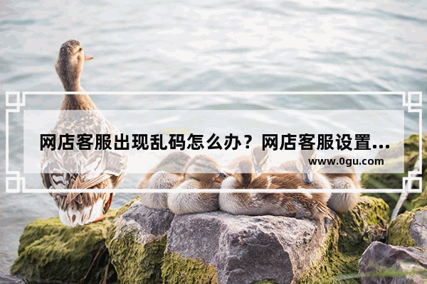 网店客服出现乱码怎么办？网店客服设置常见问题解决方法
