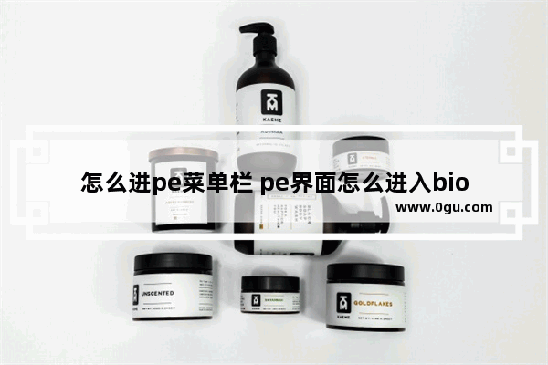 怎么进pe菜单栏 pe界面怎么进入bios
