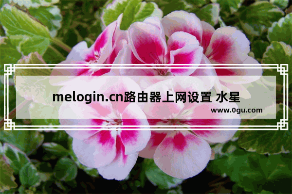 melogin.cn路由器上网设置 水星路由器上网设置
