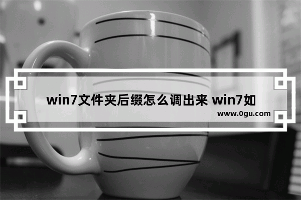 win7文件夹后缀怎么调出来 win7如何调出文件后缀名