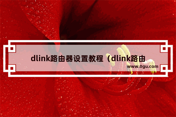 dlink路由器设置教程（dlink路由器设置步骤图解）