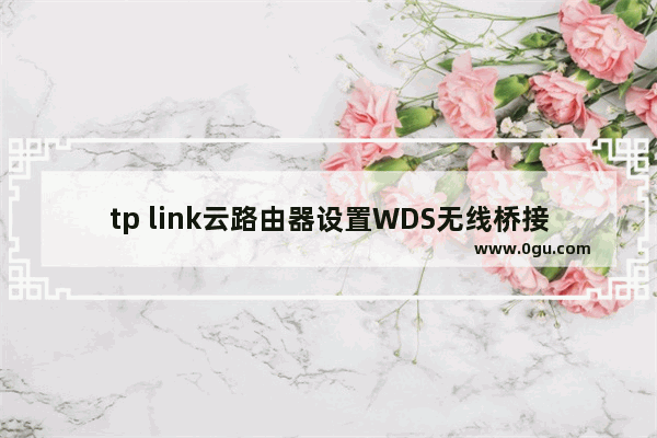 tp link云路由器设置WDS无线桥接不成功怎么办【解决方法】