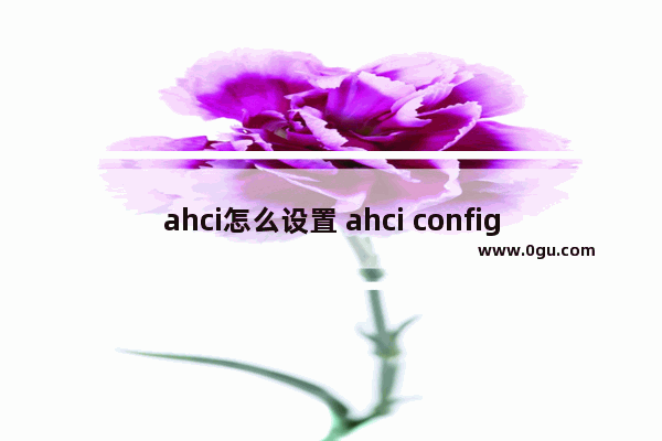 ahci怎么设置 ahci configuration里面怎么设置