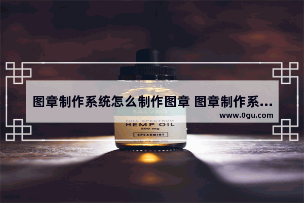图章制作系统怎么制作图章 图章制作系统制作图章的方法