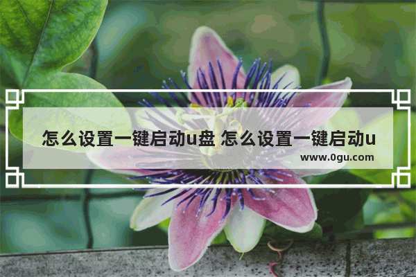 怎么设置一键启动u盘 怎么设置一键启动u盘模式