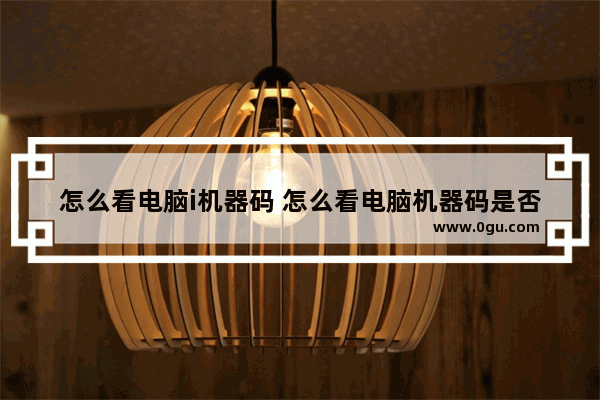 怎么看电脑i机器码 怎么看电脑机器码是否被锁定