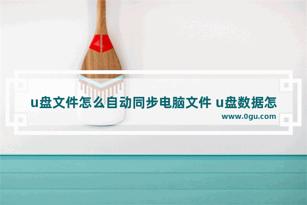u盘文件怎么自动同步电脑文件 u盘数据怎样随时备份到电脑